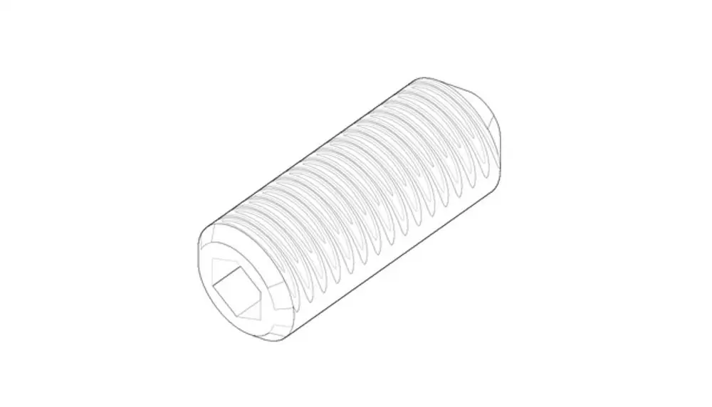 DORNBRACHT Befestigung Gewindestift ERSATZTEILE 093111061 M4 x 10 mm, 09311106190 Galeriebild 1